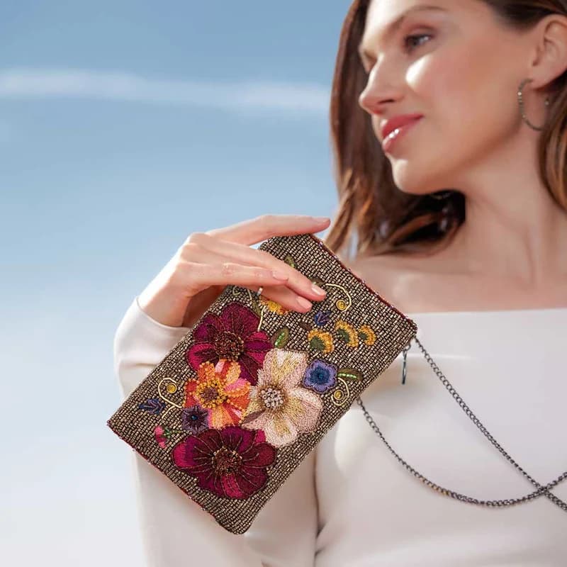 Mary Frances Budding Romance Crossbody Phone Bag, photo 8 of 8